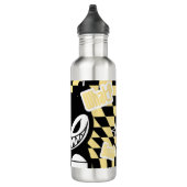 Funny Yellow Labubou-Inspired Edelstahlflasche (Rechts)