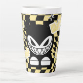 Funny Yellow Labubou-Inspired Mug | Cute Bold Milchtasse (Vorderseite)