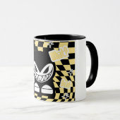 Funny Yellow Labubou-Inspired Mug | Cute Bold  Tasse (VorderseiteRechts)