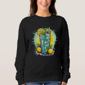 Funny yellow Limonade soft drink Sweatshirt (Vorderseite)
