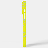 Funny Yellow Loops Geometric iPhone / iPad Gehäuse Case-Mate iPhone Hülle (Rückseite / Links)