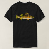 Funny Yellow Perch Fishing Freshwater Fish Angler  T-Shirt (Design vorne)
