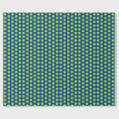 Funny Yellow Pickleball Pattern Geschenkpapier (Flach)