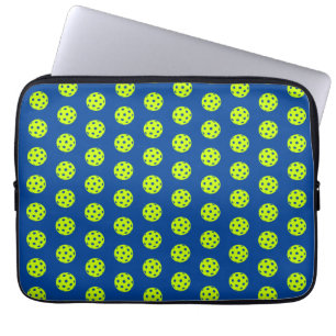Funny Yellow Pickleball Pattern Laptopschutzhülle