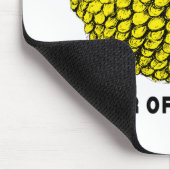 Funny Yellow Ram Chinese Year Zodiac Birthday Mous Mousepad (Ecke)