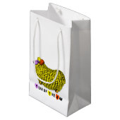 Funny Yellow Ram Chinese Year Zodiac Birthday SGB Kleine Geschenktüte (Vorderseite Schrägansicht)