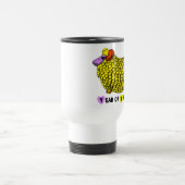 Funny Yellow Ram Chinese Year Zodiac Birthday TMug Reisebecher (Mittel)