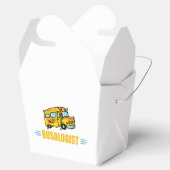 Funny Yellow School Busfahrer humorvoll Geschenkschachtel (Geöffnet)