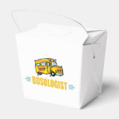 Funny Yellow School Busfahrer humorvoll Geschenkschachtel (Rückseite)