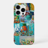 Funny Yellow Sponge Character Phone Case iPhone Hülle (Rückseite)