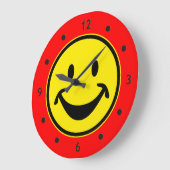 Funny yellow + your backg. & ideas große wanduhr (Winkel)