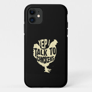 Funny Yep Ich spreche mit Hühnern Geschenk Coole T Case-Mate iPhone Hülle