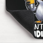 Funny Yes Ich bin Mitglied von CSI kann Idioten ni Mousepad (Ecke)