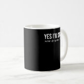 Funny Yes Ich bin Single ist jetzt deine Chance Va Kaffeetasse (VorderseiteRechts)