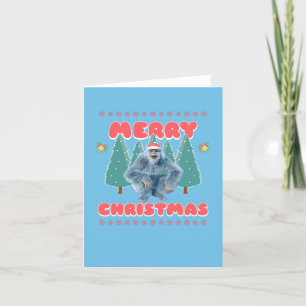 Funny Yeti - Frohe Weihnachten