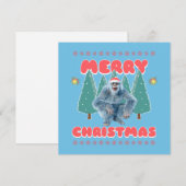Funny Yeti - Frohe Weihnachten (Vorne/Hinten)