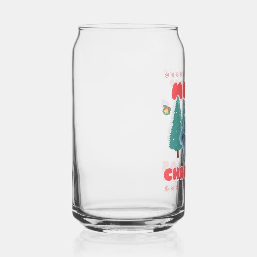 Funny Yeti - Frohe Weihnachten Dosenglas (Rechts)