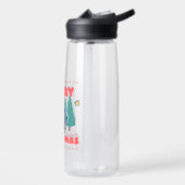 Funny Yeti - Frohe Weihnachten Trinkflasche (Links)