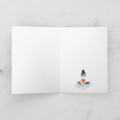 Funny Yoga Birthday Karte (Innenseite)