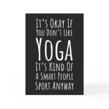 Funny Yoga Cards Peace Namaste Niedlicher Horror