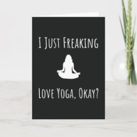Funny Yoga Cards Spaß