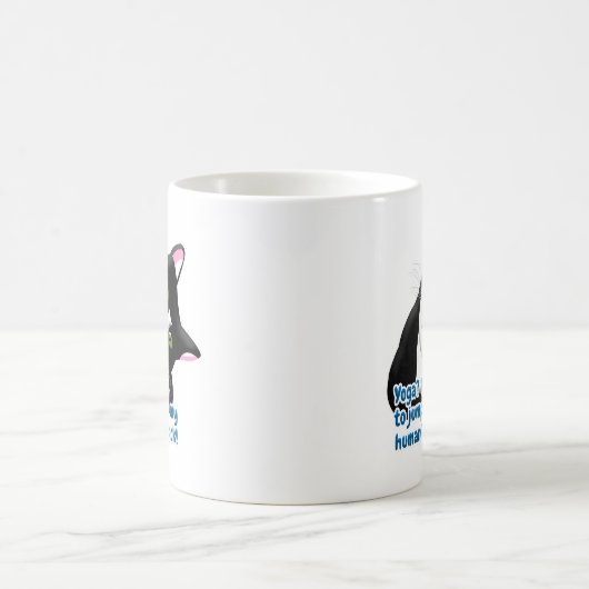 Funny Yoga Cat Kaffeetasse (Mittel)