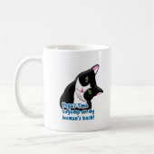 Funny Yoga Cat Kaffeetasse (Links)