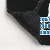Funny Yoga Cat Mousepad (Ecke)