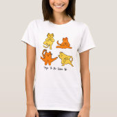 Funny Yoga Cats, Yoga Pun Meme Yoga Spaß T-Shirt (Vorderseite)