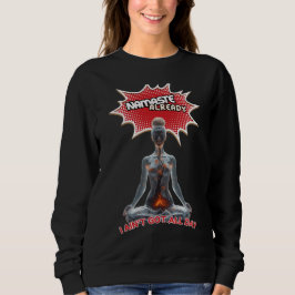 Funny Yoga Comic Pop Sweatshirt