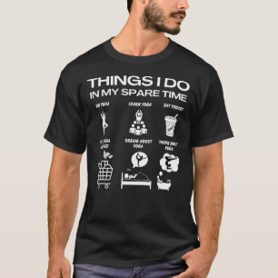 Funny Yoga Geschenk, Geschenk für Freundin, Freund T-Shirt
