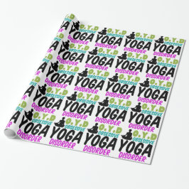 Funny Yoga Geschenkpapier