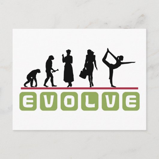 Funny Yoga Gift Postkarte (Vorderseite)