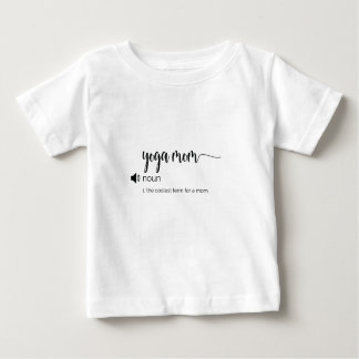 Funny Yoga Mama Definition Baby T-shirt