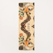 Funny Yoga Mat mit Romantischer Giraffe mit Rose Yogamatte (Vorderseite)