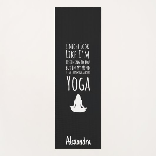 Funny Yoga Mats Exercise Stretch Relax Fitness Yogamatte (Vorderseite)