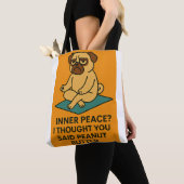 Funny Yoga Mops Tote Bag Tasche (Von Nahem)