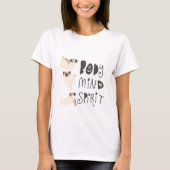 Funny Yoga Möpsen T-Shirt (Vorderseite)