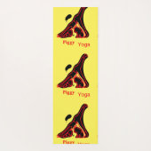 Funny Yoga Piggy Yogamatte (Rückseite)