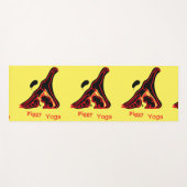 Funny Yoga Piggy Yogamatte (Vorderseite (Horizontal))