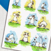 Funny Yoga Postkarte