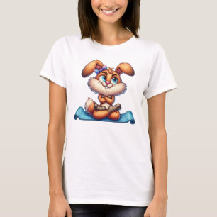 Funny Yoga Rabbit T-Shirt
