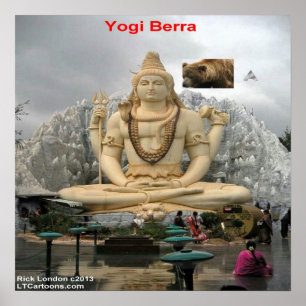 Funny Yogi Deja Vu Poster