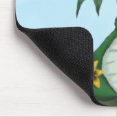 Funny Yogi Dragon Painting Mousepad (Ecke)