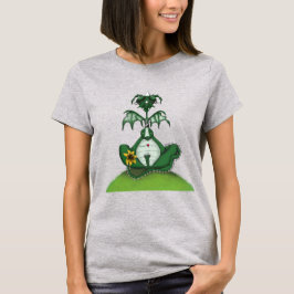 Funny Yogi Dragon Painting T-Shirt