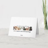 Funny Yorkie Card Karte (Rückseite)