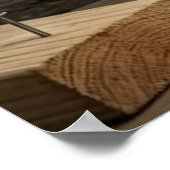 Funny Yorkie Construction Worker Poster – Playful  (Ecke)