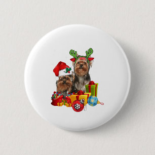 Funny Yorkshire Terrier Button