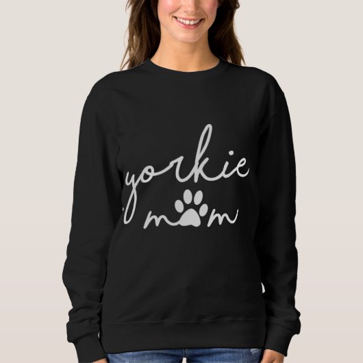 Funny Yorkshire Terrier Dog Mama Niedlich Yorkie M Sweatshirt (Vorderseite)