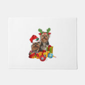 Funny Yorkshire Terrier Fußmatte (Vorderseite)